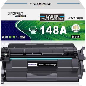 148A W1480A Black Toner Cartridge with New Chip Replacement for HP Laserjet Pro 4001dn 4001dw 4001n MEP 4101dw 4101fdn Printers W1480A 1 Pack