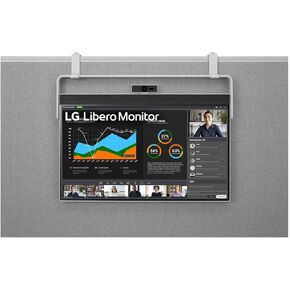 LG 27'' 27BQ70QC-S 27-inch QHD Libero Monitor with Detachable Full HD Webcam, 27-inch QHD (2560 x 1440) IPS Display