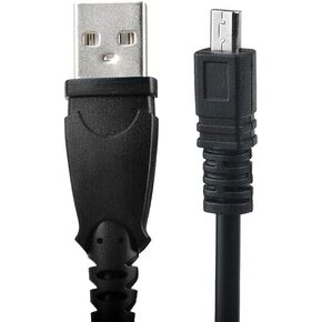 Jowxsx 3ft Black USB Data Charger Cable for Nikon Coolpix S2600 S2500 S3000 S3200 S4300 S6100 Audio and Video Power Cables