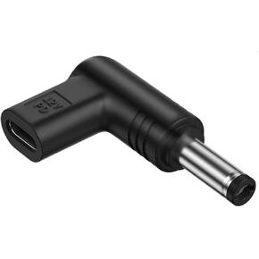 Female USB C to Male DC 5.5mm x 2.1mm Converter, 12V 3A USB Type C Input to DC5521 Output Adapter, work with PD Charger/Power bank and C to C Cable. Portable for outdoor test, studio and travel
