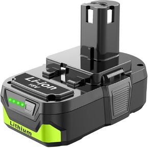 18V 3.0Ah Replacement for Ryobi 18V Battery and Charger Compatible with Ryobi Lithium Batteries Cordless Power Tools