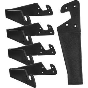 Uonlytech 5 Pcs Mobile Phone Folding V Plastic v Model Cellphone Stand Portable Desk v Smartphone Kickstand Tablet Mount v-Shaped Phone Holder Cell Phone Desktop TPR Telephone Table Travel
