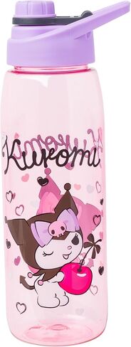 Silver Buffalo Disney Lilo and Stitch Tropical Water Bottle with Screw-on Lid Featuring Stitch, 28 Ounces in Saudi Arabia