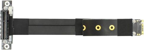 JMT ADT-R42 Series PCI-E 4X to M.2 NGFF NVMe M Key 2280 Riser Card 32G/BPS PCIe 3.0 x4 High Speed M2 Key-M PCI-Express Extension Cable (R42SF 15CM) in Kuwait