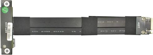 JMT ADT-R42 Series PCI-E 4X to M.2 NGFF NVMe M Key 2280 Riser Card 32G/BPS PCIe 3.0 x4 High Speed M2 Key-M PCI-Express Extension Cable (R42SF 15CM) in Kuwait