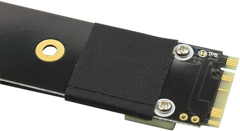 JMT ADT-R42 Series PCI-E 4X to M.2 NGFF NVMe M Key 2280 Riser Card 32G/BPS PCIe 3.0 x4 High Speed M2 Key-M PCI-Express Extension Cable (R42SF 15CM) in Kuwait