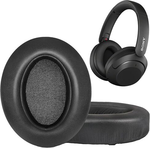 WH-XB910N Earpads Replacement Ear Pads XB910N Ear Cushions Cup Cover Muffs Parts Accessories Compatible with Sony WH-XB910N Noise Cancelling Headphones. (Black) in Saudi Arabia