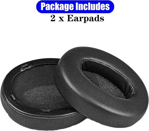 WH-XB910N Earpads Replacement Ear Pads XB910N Ear Cushions Cup Cover Muffs Parts Accessories Compatible with Sony WH-XB910N Noise Cancelling Headphones. (Black) in Saudi Arabia
