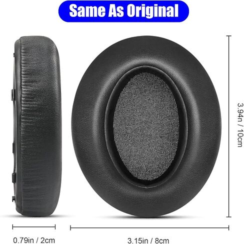 WH-XB910N Earpads Replacement Ear Pads XB910N Ear Cushions Cup Cover Muffs Parts Accessories Compatible with Sony WH-XB910N Noise Cancelling Headphones. (Black) in Saudi Arabia