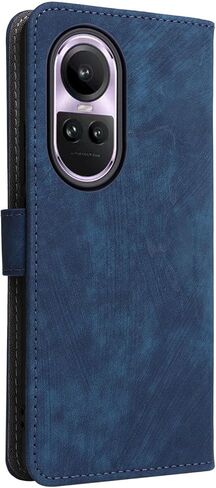 for Oppo Reno 10 5G / Oppo Reno 10 Pro 5G Wallet Phone Case with Screen Protector [RFID Blocking] Leather Flip Card Holder Kickstand Women Men Cell Phone Case for Reno10Pro Reno10 Pro 5G Purple in Kuwait