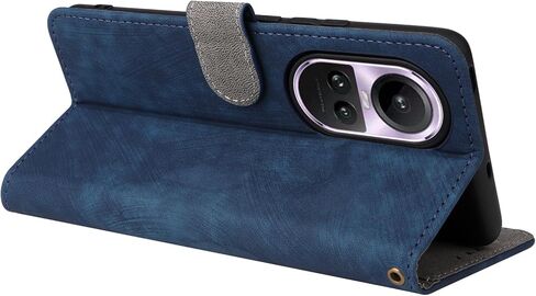 for Oppo Reno 10 5G / Oppo Reno 10 Pro 5G Wallet Phone Case with Screen Protector [RFID Blocking] Leather Flip Card Holder Kickstand Women Men Cell Phone Case for Reno10Pro Reno10 Pro 5G Purple in Kuwait