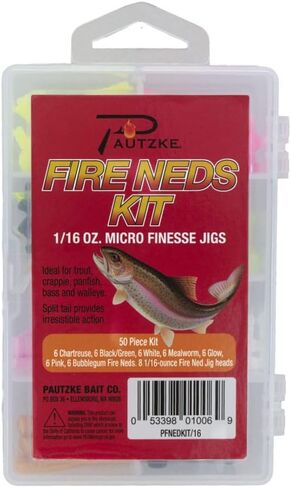 Pautzke's Fire Neds, Micro Finesse Jigs,Ultimate Trout and Multi-Species Fishing Lures in Saudi Arabia
