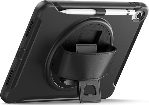 صحارى - حافظة حماية من سلسلة حزام اليد لجهاز iPad 10.9 بوصة (الجيل العاشر 2022)، أسود، (TB00278) in Kuwait