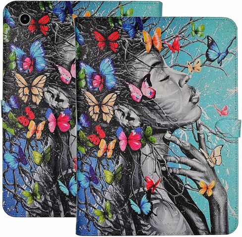 Case for iPad 9th/8th/7th Generation 10.2 Inch Girls Cute Women Folio PU Leather Stand Soft TPU Back Cover with Lips Design Funny Design Girly Teens for iPad 7/8/9 Gen in Kuwait