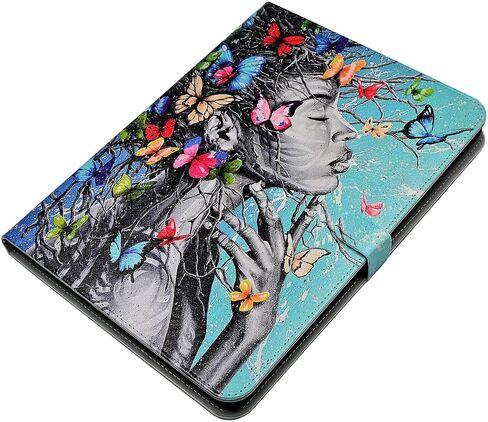 Case for iPad 9th/8th/7th Generation 10.2 Inch Girls Cute Women Folio PU Leather Stand Soft TPU Back Cover with Lips Design Funny Design Girly Teens for iPad 7/8/9 Gen in Kuwait