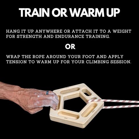 SURVIVOR The Hexboard+ Hangboard and Warm Up Block - Rock Climbing Training Board - Improves Finger, Hand, and Forearm Strength in Saudi Arabia