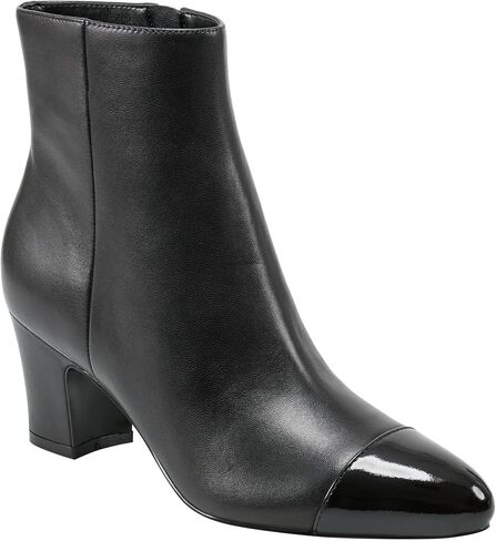 Marc Fisher LTD Women's ALEEA Ankle Boot, Light Natural/Black 110, 7 in Kuwait