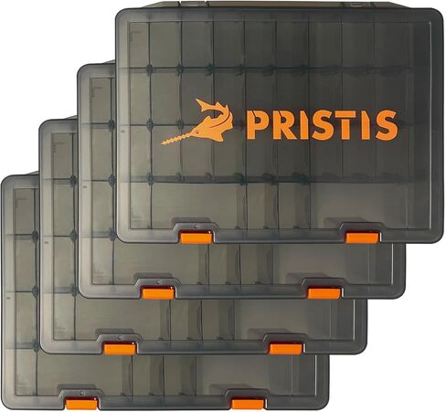 2pcs 3600 Fishing Tackle Trays, Plastic Storage Organizer Box with Removable Dividers, High Strength Fishing Lures & Baits Storage, Portable Hardware Tool Box, Adjustable Spare Accessory Box in Kuwait