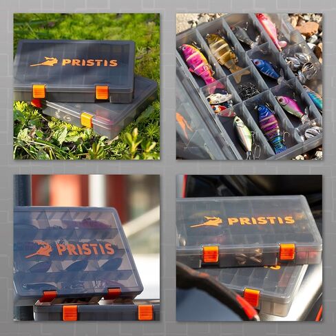 2pcs 3600 Fishing Tackle Trays, Plastic Storage Organizer Box with Removable Dividers, High Strength Fishing Lures & Baits Storage, Portable Hardware Tool Box, Adjustable Spare Accessory Box in Kuwait