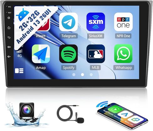 SIXWIN 2G+32G Android Car Stereo for Mazda CX-9 2007-2015 with CarPlay Android Auto Mirror Link 26UI 10.1 Inch Touch Screen Car Radio Bluetooth GPS Navigation WiFi FM Radio SWC Backup Camera … in Saudi Arabia