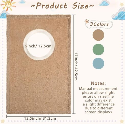 Foaincore 3 Pieces Full Coverage Toddler Bibs Pullover Baby Bibs Absorbent Cotton Terry Towel Toddler in Saudi Arabia