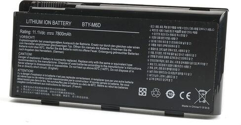 11.1V 7800mAh جديد 9 خلايا BTY-M6D بطارية الكمبيوتر المحمول ل MSI GT60 GT660 GT660R G663R GT663R GT680 GT70 GT780 GT780R GX660 GX680 GX60 in Kuwait