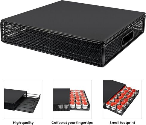 CODOGOY K حامل أكواب القهوة بار ملحق منظم محطة القهوة، 2 في 1 درج القهوة وحامل أكياس الشاي in Kuwait