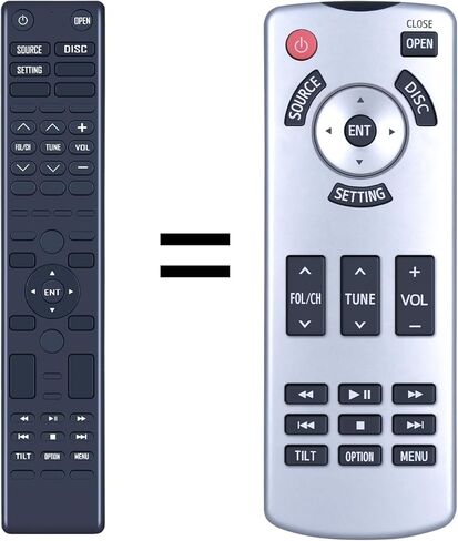 New Replacement Remote Control fit for 2013 2014 2015 Toyota Land Cruiser DVD Entertainment System 8617060110 in Saudi Arabia