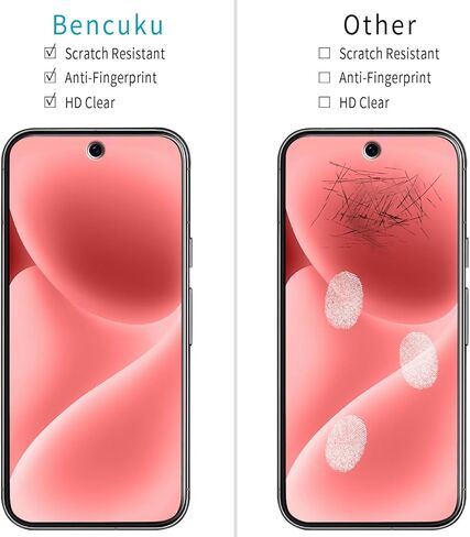 (2+2 حزمة) واقي شاشة مصمم لهاتف Google Pixel 9 Pro XL مع عدسة كاميرا من الزجاج المقسى، مضاد للخدش، مناسب للحافظة in Kuwait