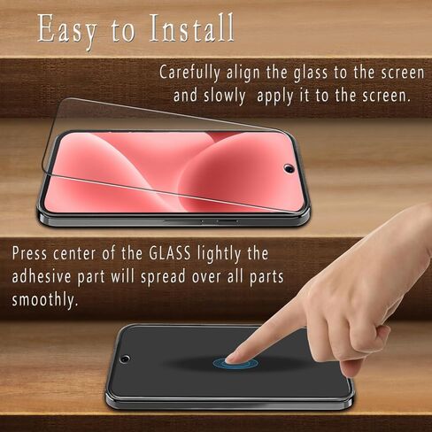 (2+2 حزمة) واقي شاشة مصمم لهاتف Google Pixel 9 Pro XL مع عدسة كاميرا من الزجاج المقسى، مضاد للخدش، مناسب للحافظة in Kuwait