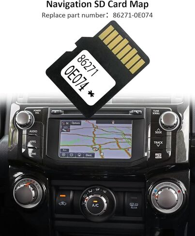 86271-0E074 بطاقة Micro sd للملاحة 2022 أحدث إصدار لتحديث الخرائط يناسب Toyota in Kuwait