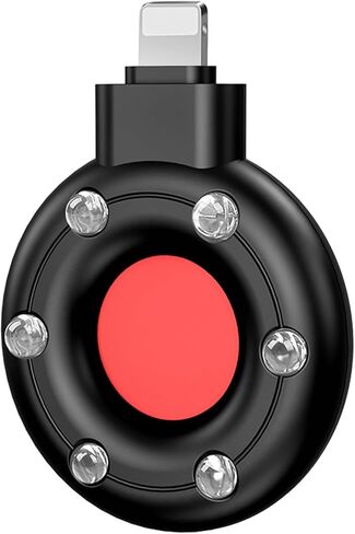 BJR Mini Hidden Camera Detectors Anti Spy Detector Camera Finder Spy LED Hidden Device Detector with Infrared Viewfinders Pocket Sized Lightning Charging in Saudi Arabia