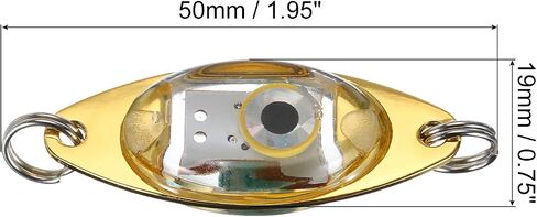 PATIKIL LED Fishing Lure Light Deep Drop Fishing Lights LED Spoons Underwater Fishing Lights Lighted Bait Flasher Trolling Lures Rig in Saudi Arabia