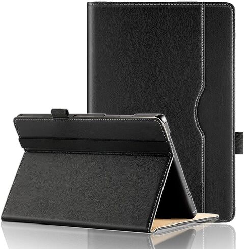 Universal case for Sgin Tablet/Byybuo Tablet/ZZB Tablet/Feonal Tablet/Baken Tablet/Lville Tablet/Juninke Tablet 10 Inch, PU Leather Protective case for 10-11 inch Tablet (Green) in Saudi Arabia