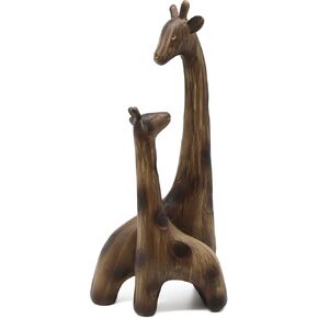 Lukitas Fox and Owl Statues Decor, Animal Group Sculptures, Creative Decoration for Living Room Office, Golden, Resin 11'' in Kuwait