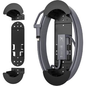 EDUP 2 in 1 Starlink Ethernet Cable Caddy & Starlink Ethernet Adapter Holder, Starlink Mounting Kit ABS Stability Starlink Cable Management for 150Ft Star Link Ethernet Cable and Ethernet Adapter