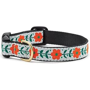 Up Country Orange You Pretty Pattern (Orange You Pretty Dog Collar, Large (15 to 21 inches) 1 Inch Wide Width)