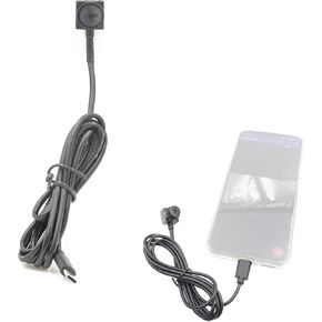 Button Camera 1080P Wearable Camera External Phone Camera for Android Smartphone(Type-C only) Indoor and Outdoor Use