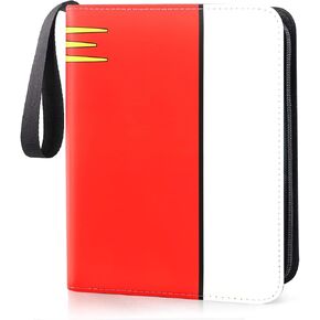 Extra Large Trading Card Binder-9 Pocket, 900 Pockets Card Holder Album with 50 Removable Sleeves, Portable Cards Collection Book with Zipper - Pink
