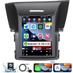UNITOPSCI 2G+64G Android 13 ستيريو سيارة لهوندا CRV 2012-2016 Wireless CarPlay Android Auto Radio، 9.7 بوصة HD شاشة تعمل باللمس بلوتوث GPS Navigation WiFi HiFi FM/RDS USB + ميكروفون كاميرا احتياطية in Kuwait