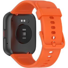 E ECSEM Bands Compatible for Boean ID207/GGZZ ID207/FVYAO ID207/AEAC ID207/OCTANDRA ID207 Sport Band Silicone Wristbands Straps Replacement for Veryfit ID207 Smart Watch for Men Women