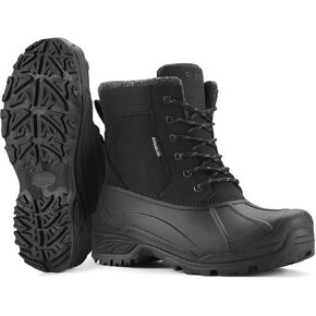 Men's Snow Boots Insulated Waterproof Winter Boots Slip Resistant Duck Boots for Men