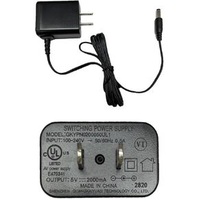 Buzz TV Power Supply Adaptor Compatible with XR4500, XRS4500, E1, E1 Plus, E2, E2 Plus, E2 Max, E2 SE, StreamPro G1, StreamPro G2, StreamPro G2 Plus, Boomerang & X5
