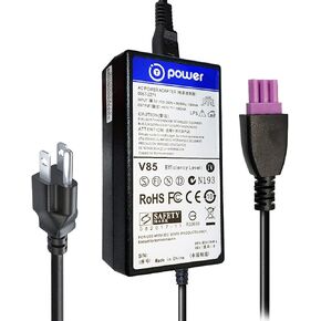 T POWER 32v Charger for HP Photosmart, hp Officejet Advantage All-in-One Series Color Printer Ac Dc Adapter Power Supply (3-Pin Purple Tip)