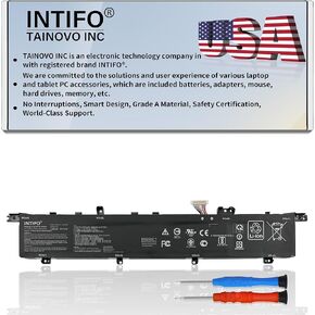 15.4V 71Wh C42N1846 Laptop Battery Compatible with Asus ZenBook Pro Duo UX581GV UX581LV Series UX581GV-XB74T UX581GV-H2001T UX581GV-H2001R UX581LV-H2002R 0B200-03490000 C42N1846-1
