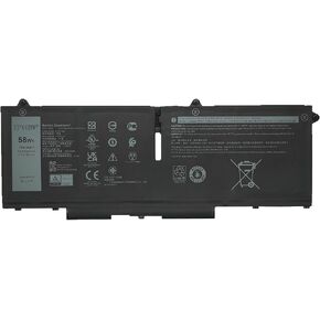 FK0VR Laptop Battery 58Wh 3625mAh 15.2V Compatible with Dell Latitude 5330 5430 7330 7430 7530 / Latitude 5330 7330 7430 2-in-1 Series 293F1 08P81K 08H6WD 001VX5 051R71 0404T8 FKOVR 8H6WD 8P81K