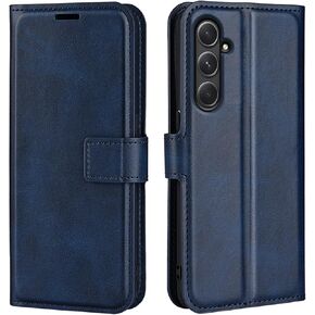 Flip Case for Samsung A55 Wallet PU Leather Magnetic Protective Cellphone Case for Samsung Galaxy A55 A556 Folio Book Cover with Stand (Black)