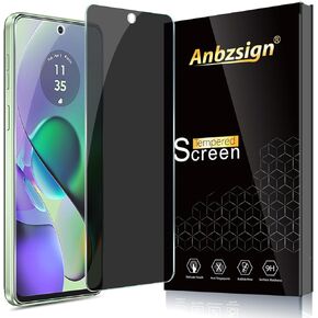 [2 Pack for Motorola Moto G54 5G / Moto G54 Power Privacy Screen Protector, 9H Anti Spy Private Tempered Glass Film, Anti-Scratch, Case Friendly