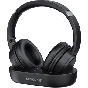Wireless Headphones for TV, TV Headphones Wireless for Seniors with Versatile Transmitter Charging Base, Audio Sync, Bluetooth Headphones for TV, Christmas Birthday Gifts for The Elderly