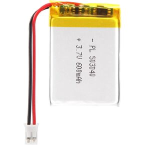 YDL 3.7V 600mAh 503040 Lipo battery Rechargeable Lithium Polymer ion Battery Pack with PH2.0mm JST Connector